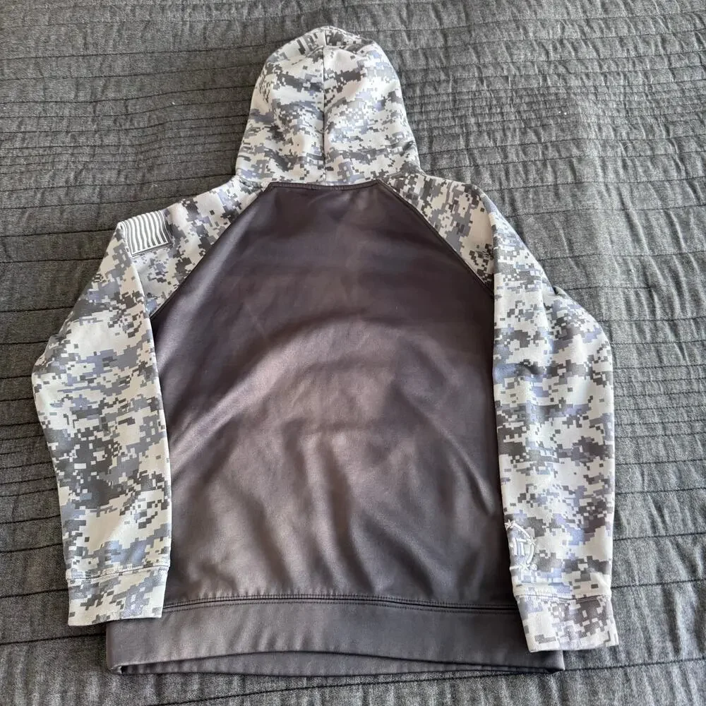 NWOT Colosseum Athletics NCAA Tennessee Volunteers Gray OHT USA Hoodie Youth M - Picture 7 of 10